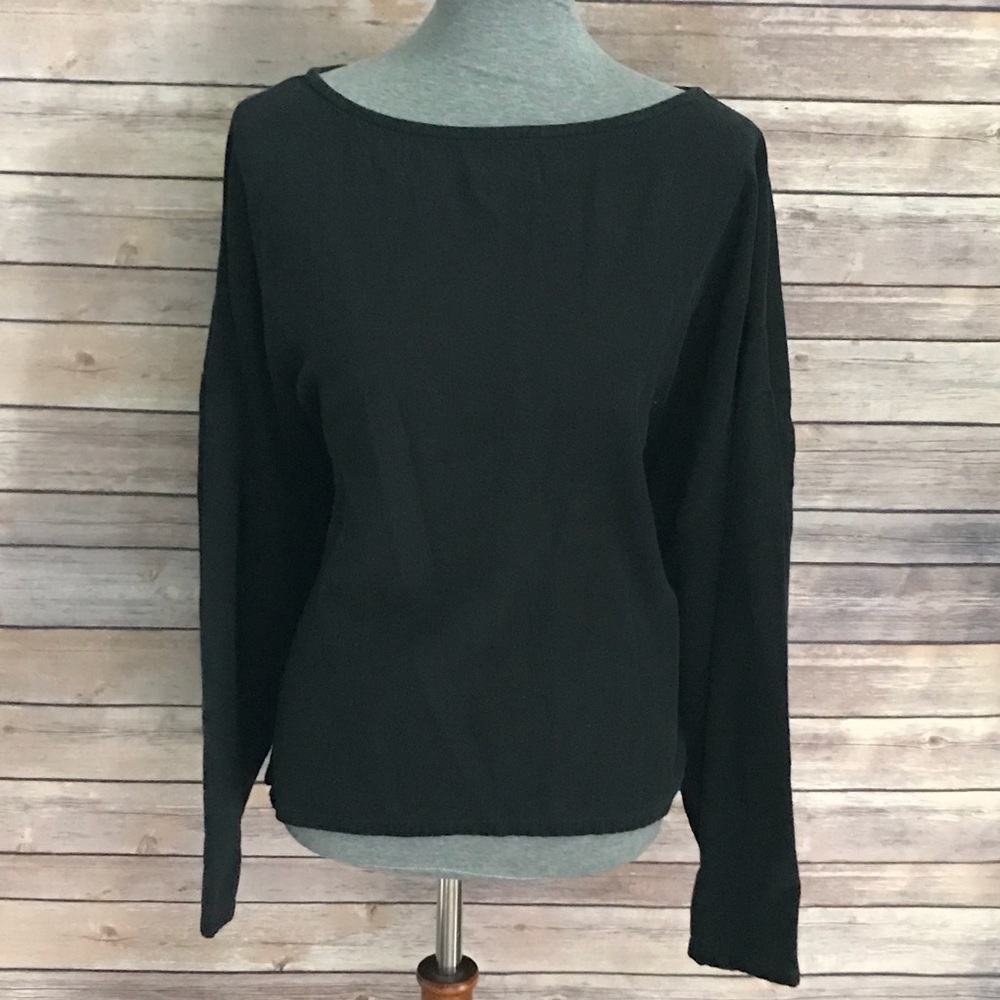 Soft Surroundings Black Basic Top- XL